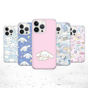 Cinnamoroll Süße Handyhülle, Cinnamoroll Aesthetic Cover, iPhone 16 15 14 13 12 Pro, Plus, X, Samsung Galaxy S24 S23 Ultra, Pixel 8