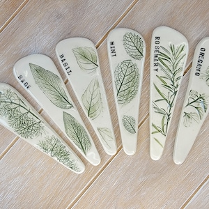 Herb marker tag garden label stake plant gift garden marker