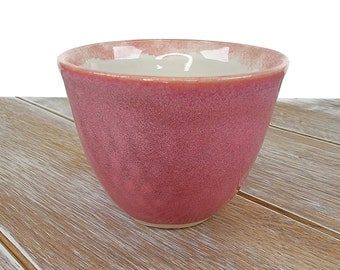 Pink Ceramic Succulent Planter Minimal Planter Indoor Pot Ceramic Desk Pottery Bowl Handmade Cactus Modern