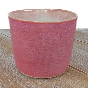 Pink Ceramic Succulent Planter Minimal Planter Indoor Pot Ceramic Desk Pottery Bowl Handmade Cactus Modern