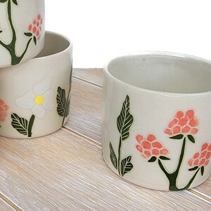 Raspberry Planter Succulent Pink Decor Pattern Ceramic Pottery Handmade ...