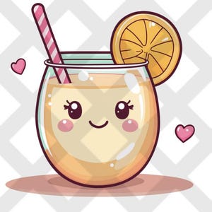 Cute Kawaii Cafe Foods Collection PNG and SVG