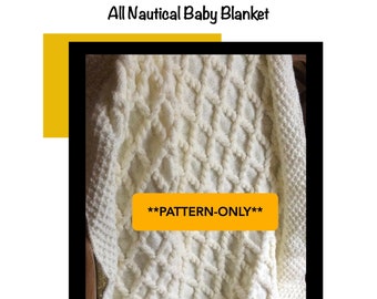 SeamlessStitch PATTERN: All Nautical Baby Blanket