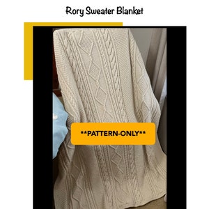 SeamlessStitch PATTERN: Rory Sweater Blanket