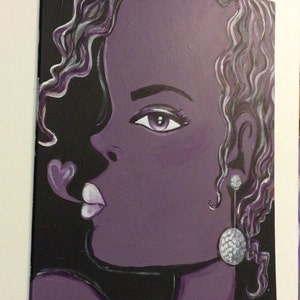 Original Painting Artwork on Matte Board Paper