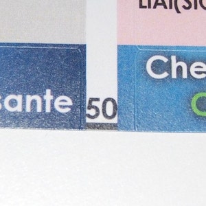 Chemistry Colored Pencils LABELS Set of 50 Labels image 3