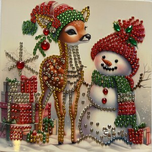 Weihnachtskarten, Grußkarten, Karten, Geburtstagskarten, Weihnachten, Grüße, Geburtstag, Diamond Art