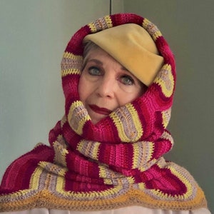 Ribbon Candy Cowls -- Make comfy cowls in every shape and size! 2 unique downloadable crochet patterns & CUSTOM COWL fill-in-the-blank pages