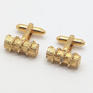 1980s Chanel Cuff Links Signed — Canned Ham Vintage