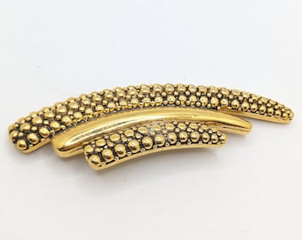 vintage des années 1980 signé Liz Claiborne moderniste broche épinglette des années 80 clous de mariage mariée cadeau cadeau accessoires grande déclaration bijoux