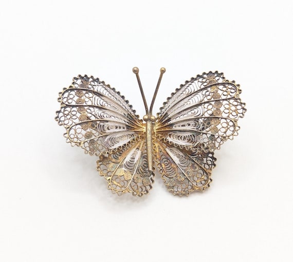 Superbe collier papillon en argent | Féminin et élégant