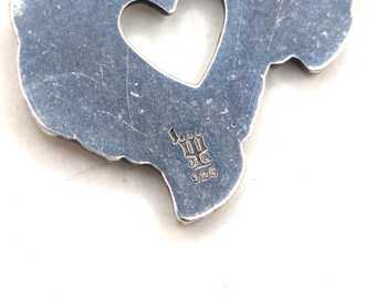 Retired Vintage James Avery Sterling Silver Deep in the Heart of