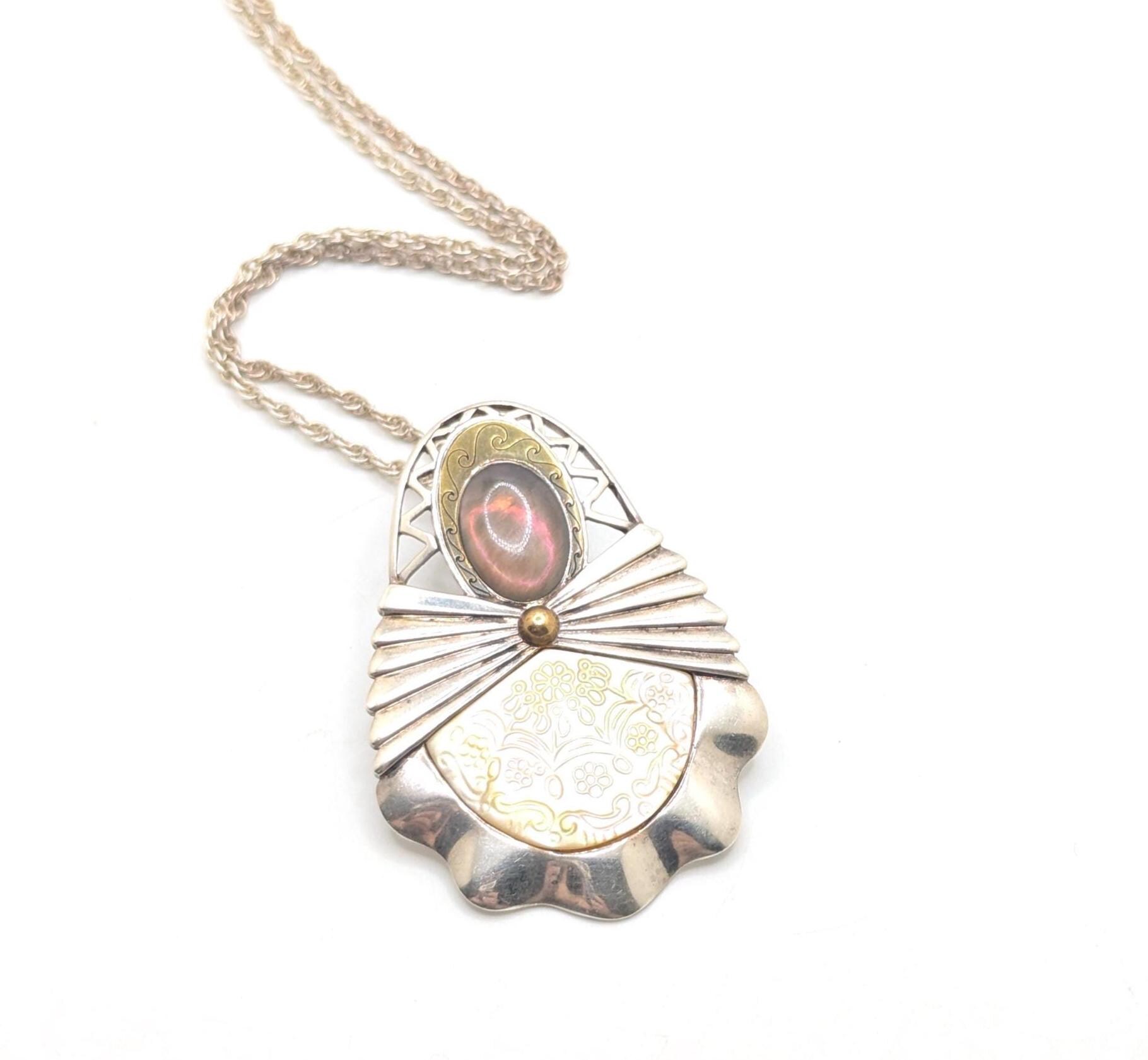 Carolyn Pollack Angel Necklace - Etsy