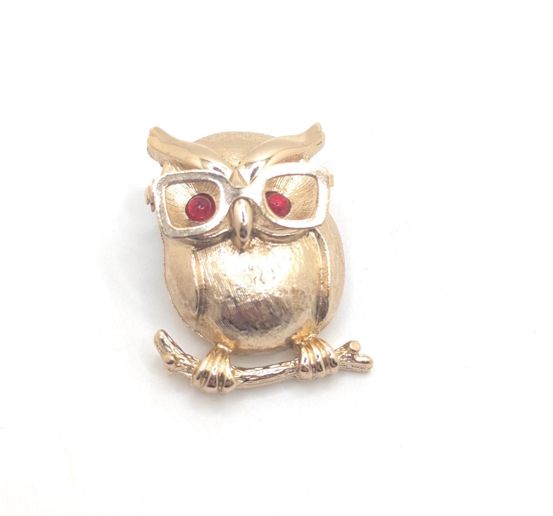 Sarah Coventry サラコベントリー　フクロウブローチ Sarah coventry owl brooch - Etsy 日本