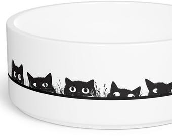Black Cats Pet Bowl