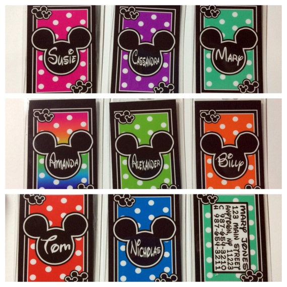 disney luggage tags primark