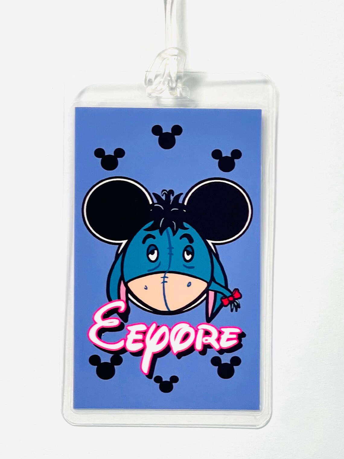 Winnie the Pooh Luggage Tag Disney Luggage Tags Etsy