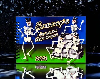 Personalized Disney Halloween Autograph Book – Mickey's Not So Scary Party