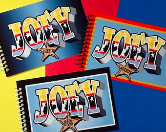 Personalized Sheriff Autograph Book – Disney Trip Keepsake