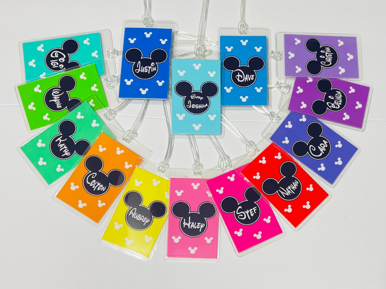Disney Luggage Tags Mickey Luggage Tag Personalized MICKEY Etsy