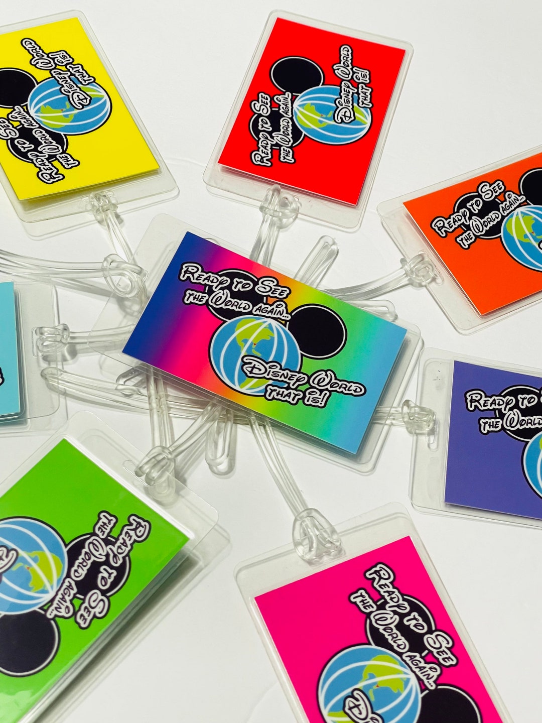 DISNEY Luggage Tags Disney World Luggage Tag Gift Tags Etsy