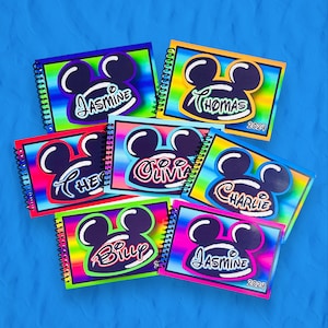 Personalized Color Book Mickey Mouse Etsy