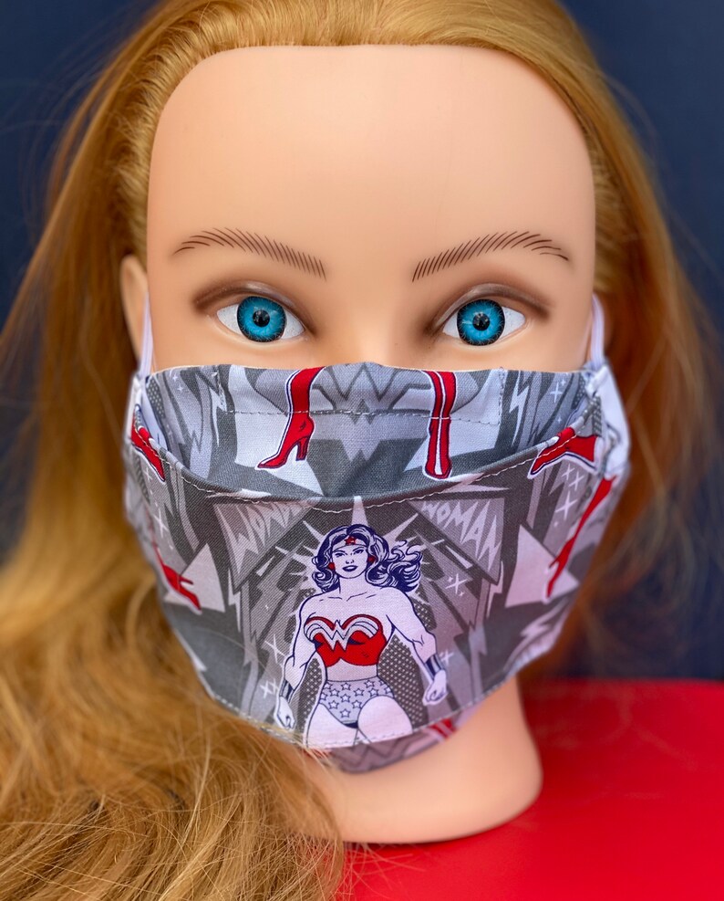 Homemade Wonder Women Face Mask Women Power Face Mask Etsy