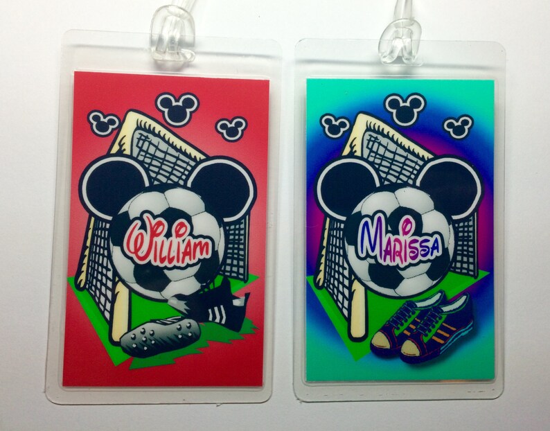 disney luggage tags