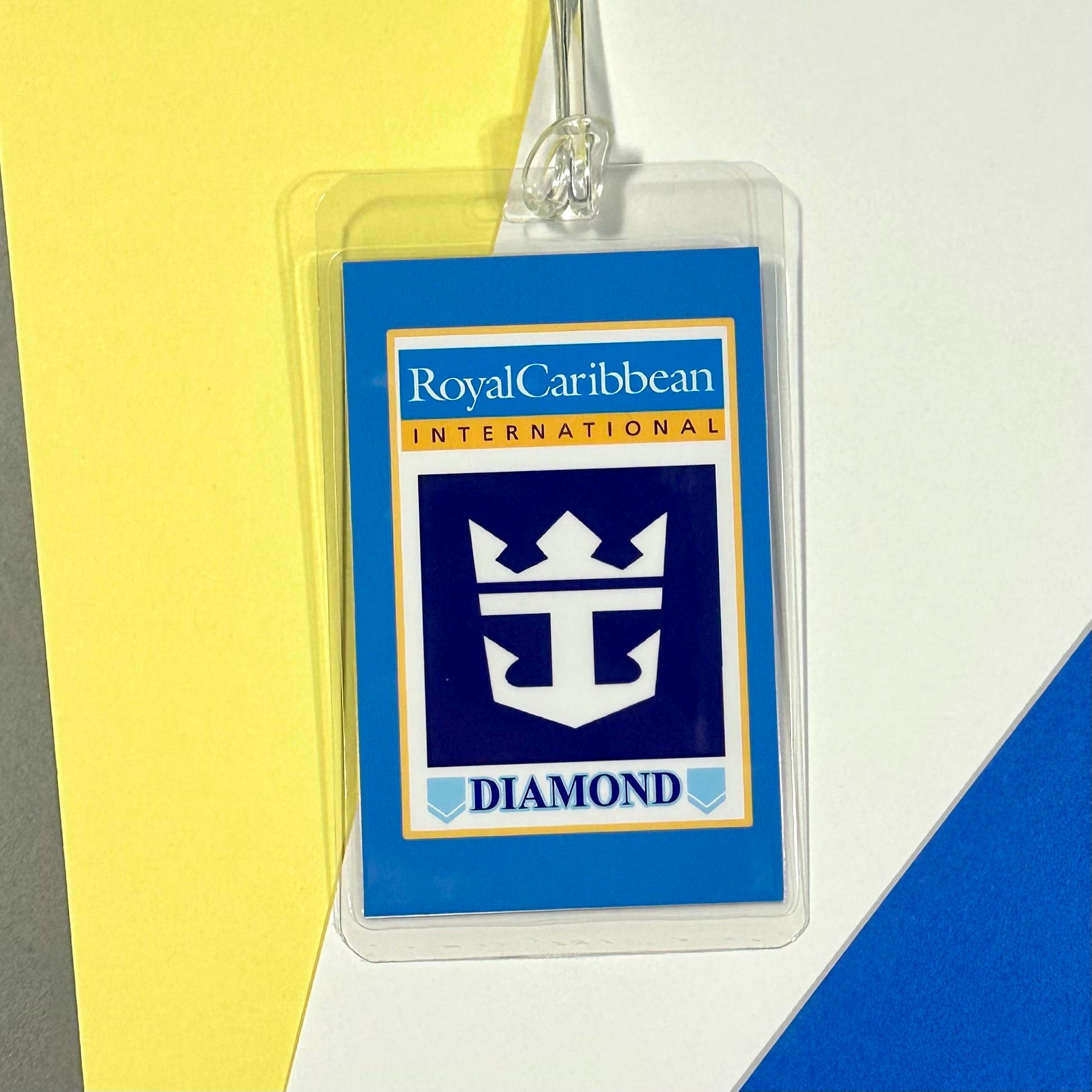 Lot de 5 porte-étiquettes bagages croisière pour Royal