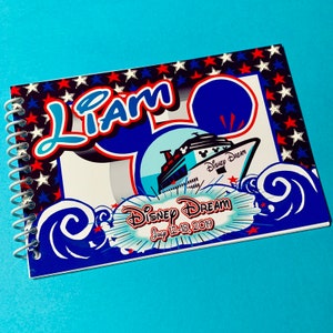Personalized Disney Cruise Autograph Book for a CRUISE VACATION - All Ships! 4"x6" size! 25  Pages - Trip Reveal Gift - Fish Extender Gift