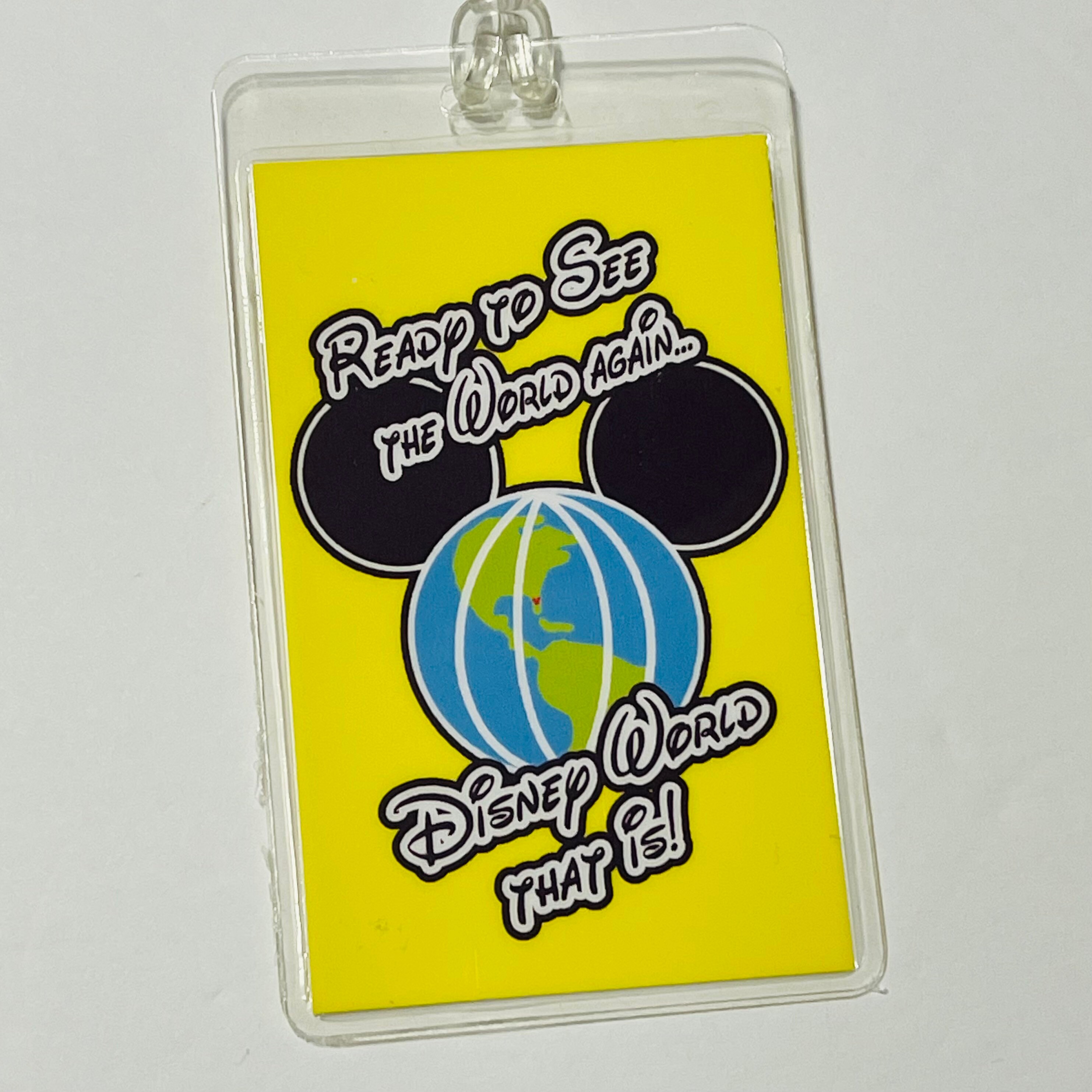 World Travel DISNEY Luggage Tags Disney World Luggage Tag Etsy