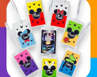 Personalized Disney Luggage Tag – Mickey and Friends, Fish Extender Gift