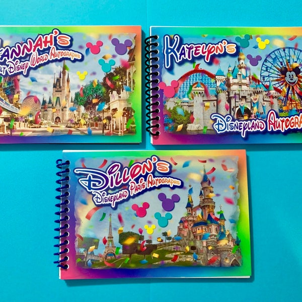 Disneyland Paris Autograph Book Etsy
