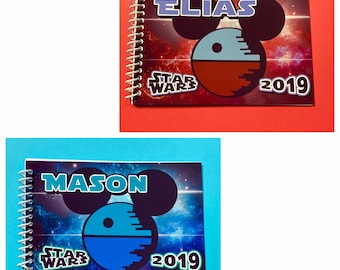 Personalized Star Wars Autograph Book – Death Star Design, 4x6