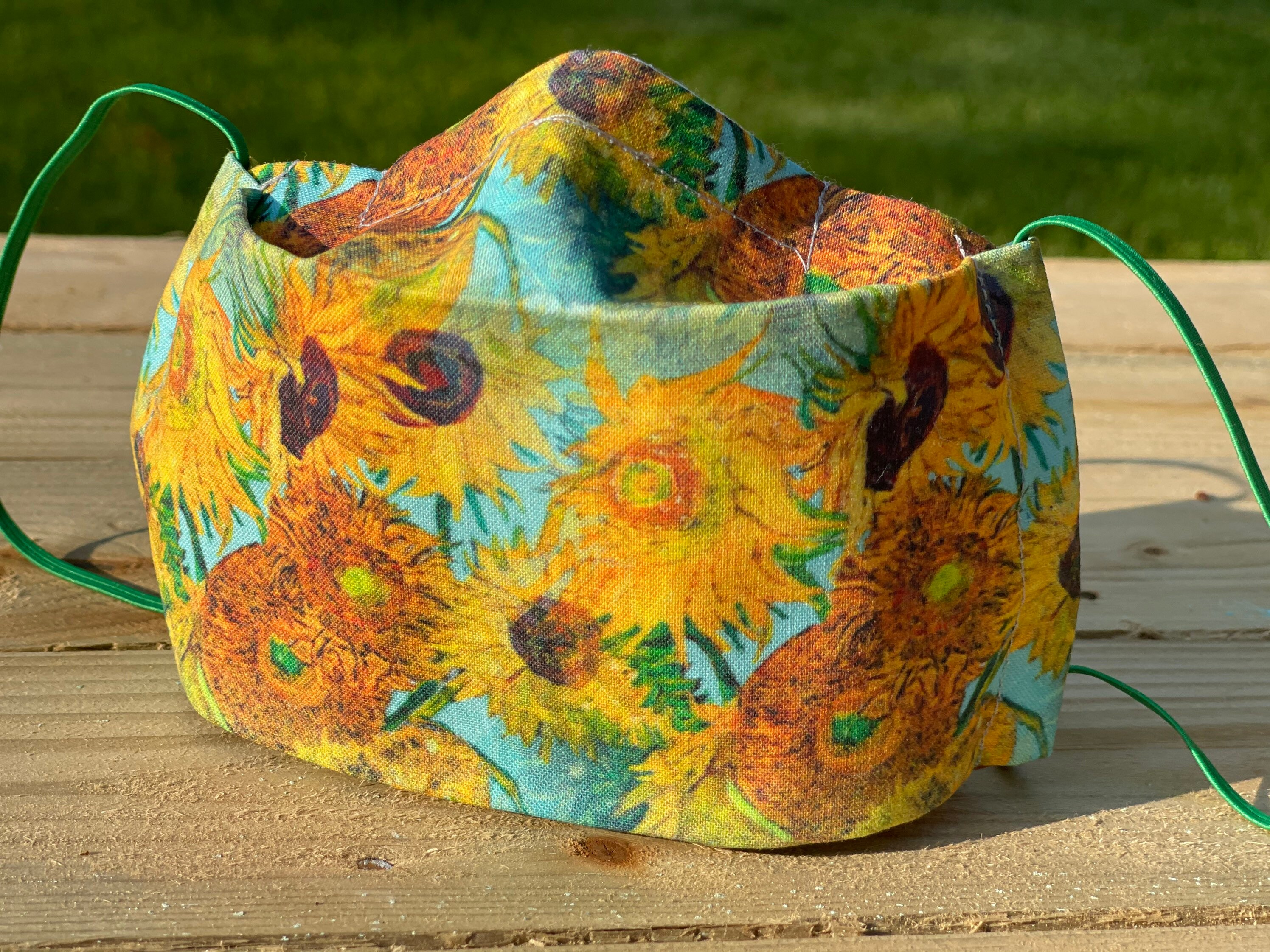 Máscara de Margaritas Van Gogh Máscara facial inspirada en Etsy