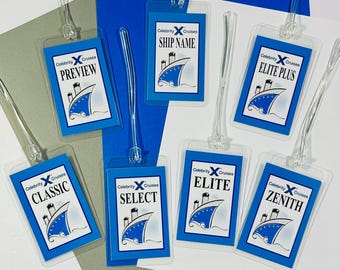 Celebrity Cruise Line Luggage Tag: Status or Ship Name