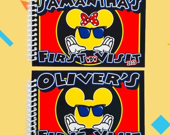 Personalized Disney Autograph Book – First Trip Keepsake (4x6 inch)