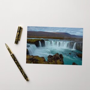 Islande : carte de correspondance de Goðafoss