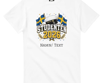 T-shirt Studenten 2026 - Osoba obecna na rynku do kopania själv