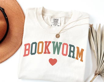 Comfort Colors® Bookworm Shirt, Teacher Appreciation Gift, Elementary Teacher Shirt, Book Lover Teacher Shirt, Back To School, New Teacher