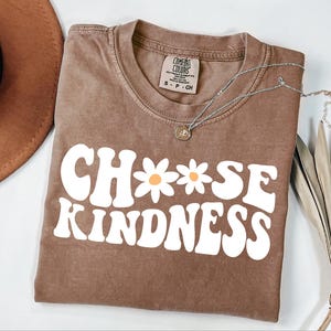 Comfort Colors® Choose Kindness Shirt, Kindness Week Shirt, Be Kind Shirt, Elementary Teacher Gift, Cute Teacher Shirt, Team Teacher Shirt