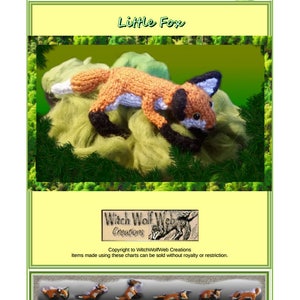 Little Fox Toy Knitting Pattern