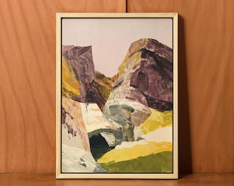 Grand Canyon Canvas Print Framed Abstract Desert Landscape Wall Art