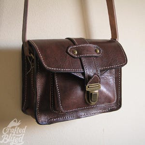 Echte Marokkaanse leren handtas, handgemaakte crossbody schoudertas, Marokko leren handtas, leren damestas