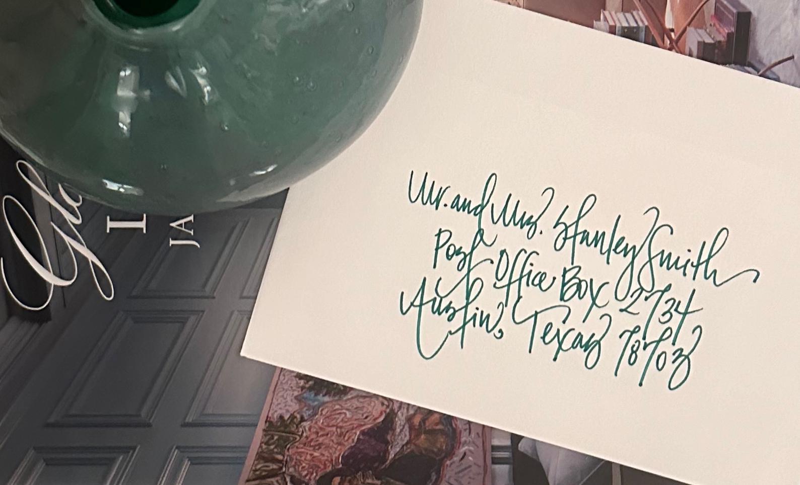 Hand Addressing Hand Addressing | Modern Calligraphy Addressing | Addressing by Hand ...