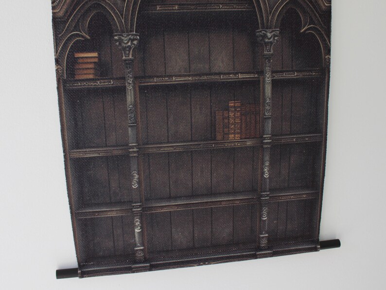 Dark Wizard Pin Wizard Library Pin Banner - Wall Hanging | Magical Bookshelf Display ...