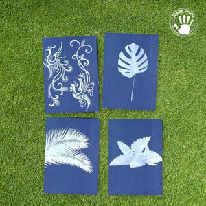 DIY Cyanotype Print Kit, Sun Printing Kit, Cyanotype Art, Solar Printing, DIY Solar Print
