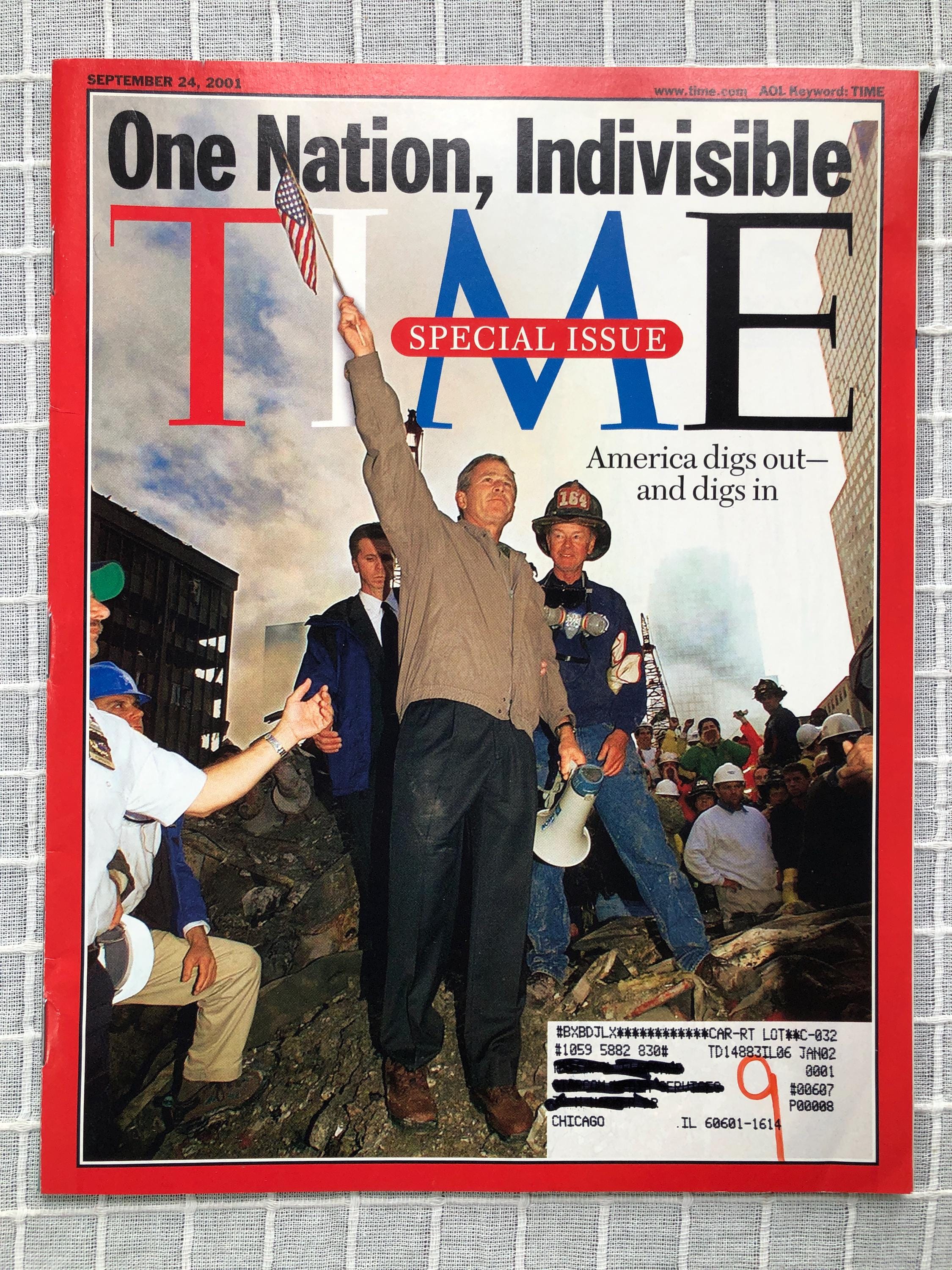 Time Magazine 9 11 - Etsy