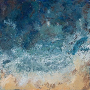 Waves Above, Coastal Art, Nature Paintings, Christmas Gifts, Abstract Wall Art, Contemporary Decor, Black Friday gift, Modern Art, Ocean Art