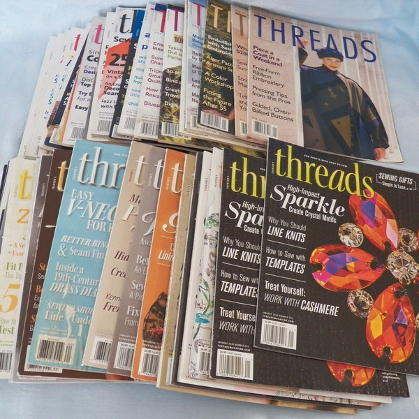 Vintage & Newer Threads Magazine 1996-2023 CHOICE